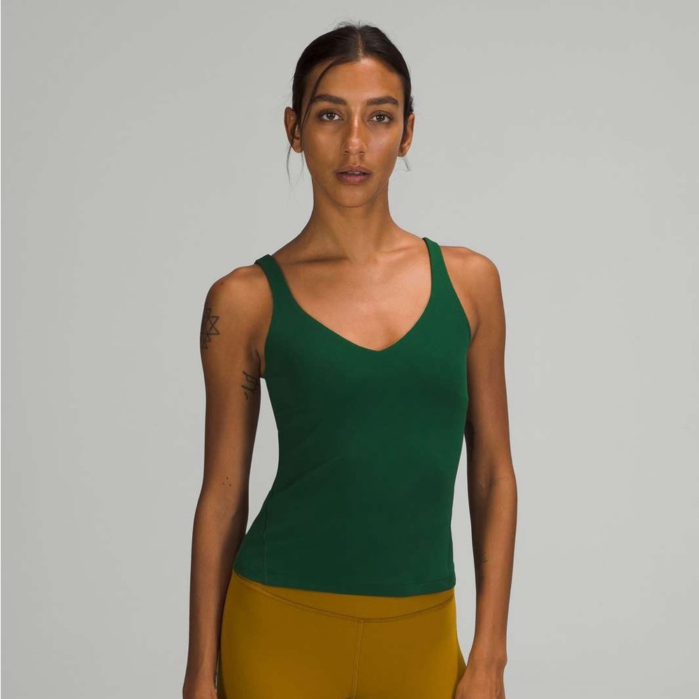 Align tank top everglade green size 10 (fits 8-12).